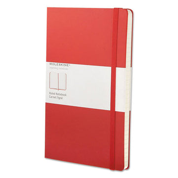 Moleskine® Classic Colored Hardcover Notebook, 1 Subject, Narrow Rule, Red Cover, 8.25 X 5, 240 Sheets freeshipping - TVN Wholesale